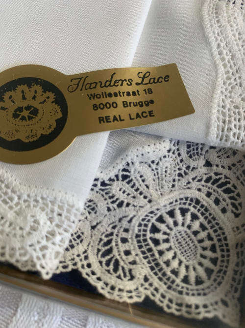 Beautiful Flanders Lace Handkerchief