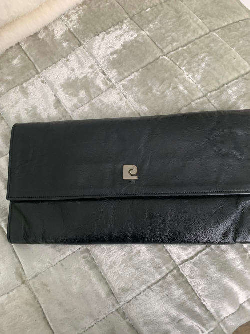 Vintage Pierre Cardin Leather Clutch Bag