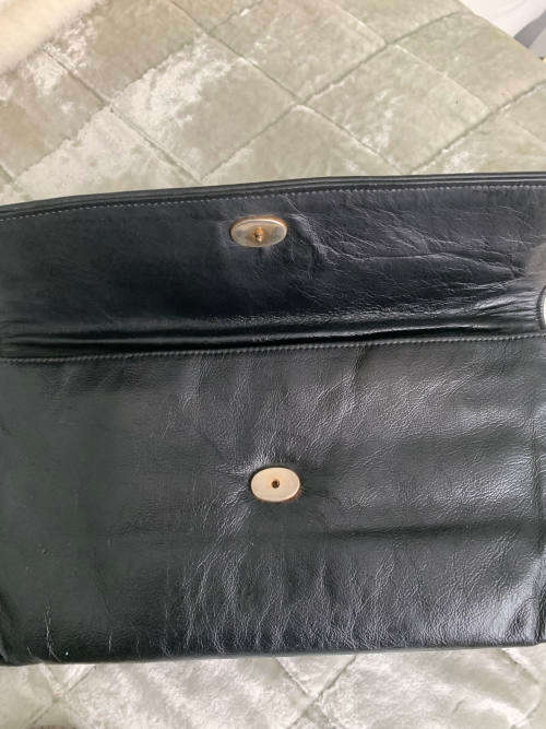 Vintage Pierre Cardin Leather Clutch Bag