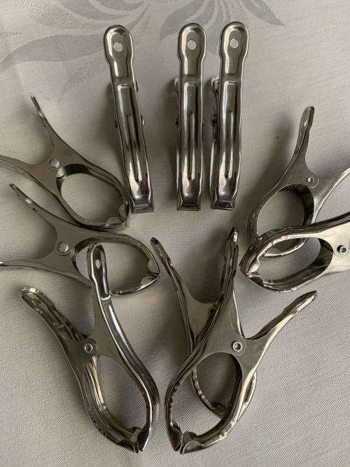 Stainless steel large pegs