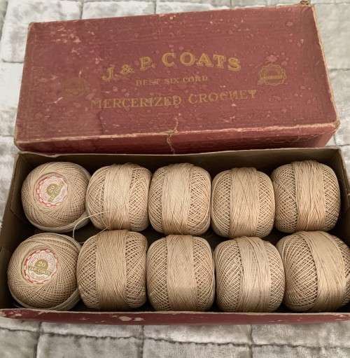 Vintage J&P Coats crochet cotton size 20