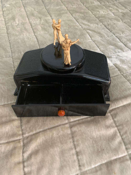 Art Deco 1930  Bakelite Music / Jewellery box