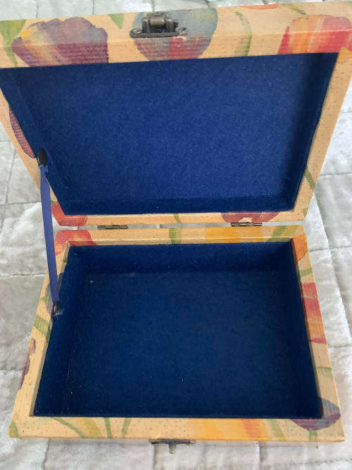 Decoupaged Wooden Jewellery box