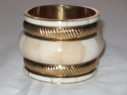 Ivory and Brass Cuff