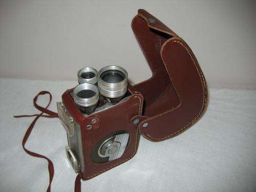 Kodak Brownie camera and case