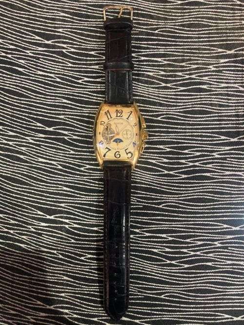 SEWOR RECTANGULAR MECHANICAL MENS WATCH