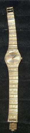 $$$R1BARGAIN$$$ RAYMOND WEIL 18K GOLD ELECTROPLATED LADIES WATCH IN PERFECT WORKING CONDITION
