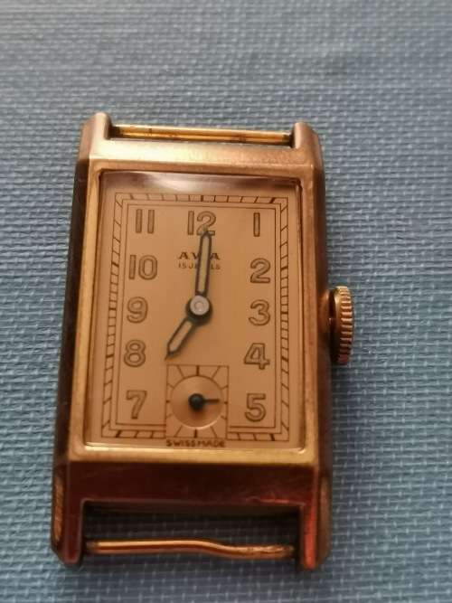 AVIA LADIES 15 JEWELS ROLLED GOLD LADIES VINTAGE MID CENTURY WATCH - WORKING - SWISS MADE