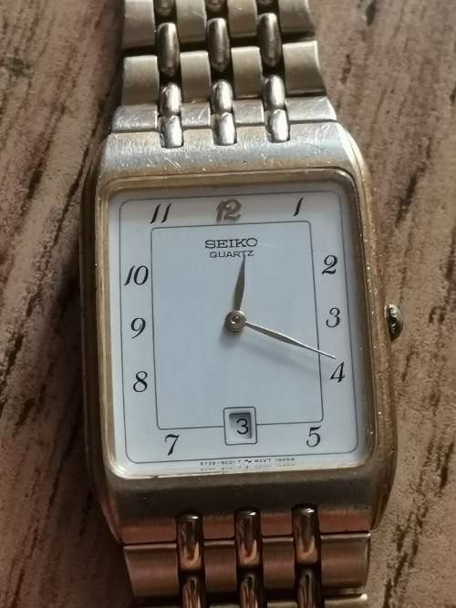 SEIKON MENS GOLD PLATED WATCH - WORKING