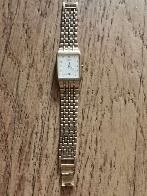 SEIKON MENS GOLD PLATED WATCH - WORKING