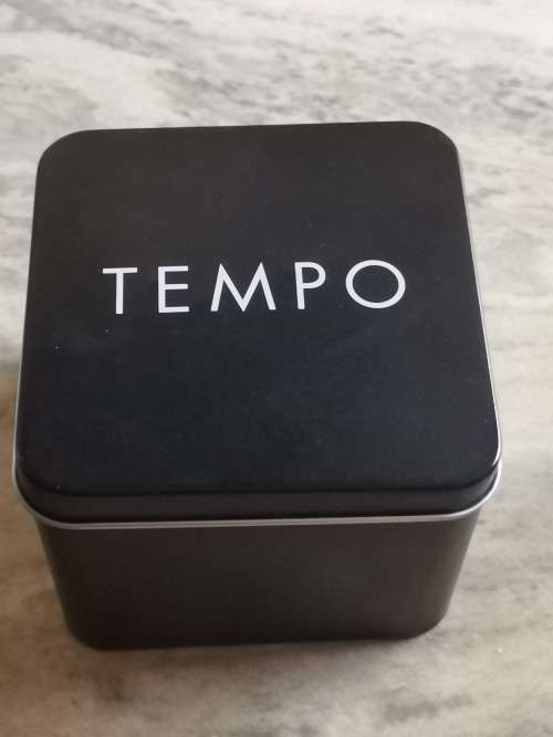 $$$BARGAIN$$$ MENS GOLD PLATED TEMPO WATCH WITH ORIGINAL BOX