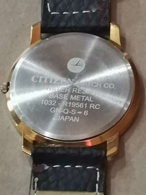 CITIZEN MENS GOLD PLATED WATCH WITH HUGE 42MM DIAL IN EXCELLENT WORKING CONDITION