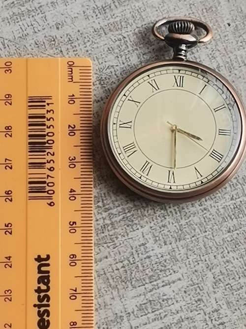 MENS POCKET WATCH NEW IN BOX IN EXCELLENT WORKING CONDITION