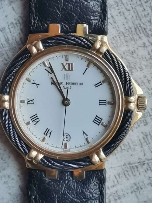 STUNNING MICHEL HERBELIN MENS WATCH IN EXCELLENT WORKING CONDITION - MODEL 12410.B