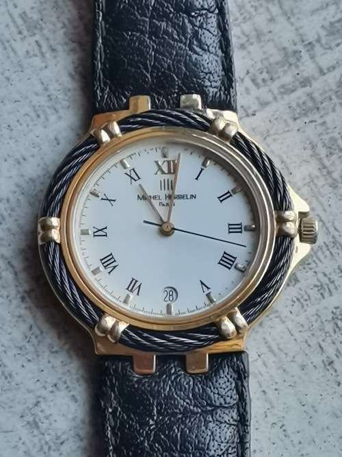 STUNNING MICHEL HERBELIN MENS WATCH IN EXCELLENT WORKING CONDITION - MODEL 12410.B