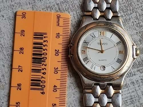 MENS TEMPO GOLD PLATED WATCH IN EXCELLENT WORKING CONDITION