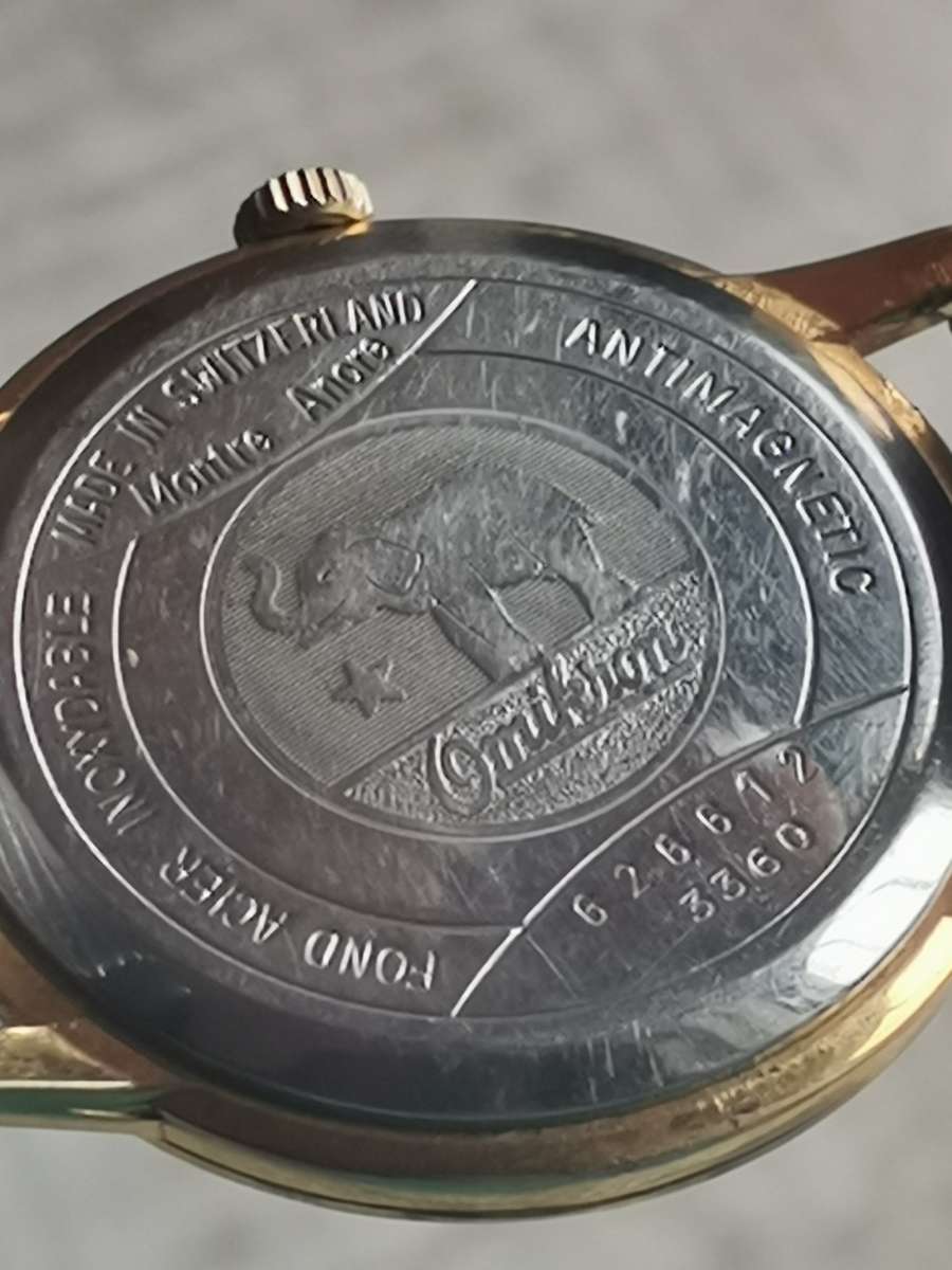 VINTAGE OMIKRON SWISS 21 RUBIS MENS WATCH IN EXCELLENT WORKING CONDITION