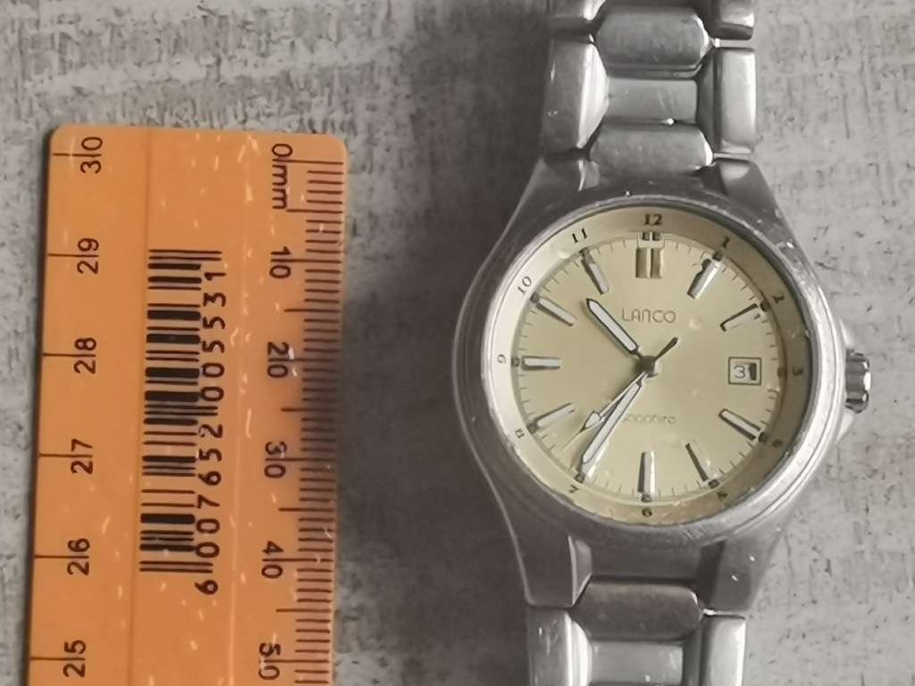 LANCO SAPPHIRE MENS WATCH IN EXCELLENT WORKING CONDITION