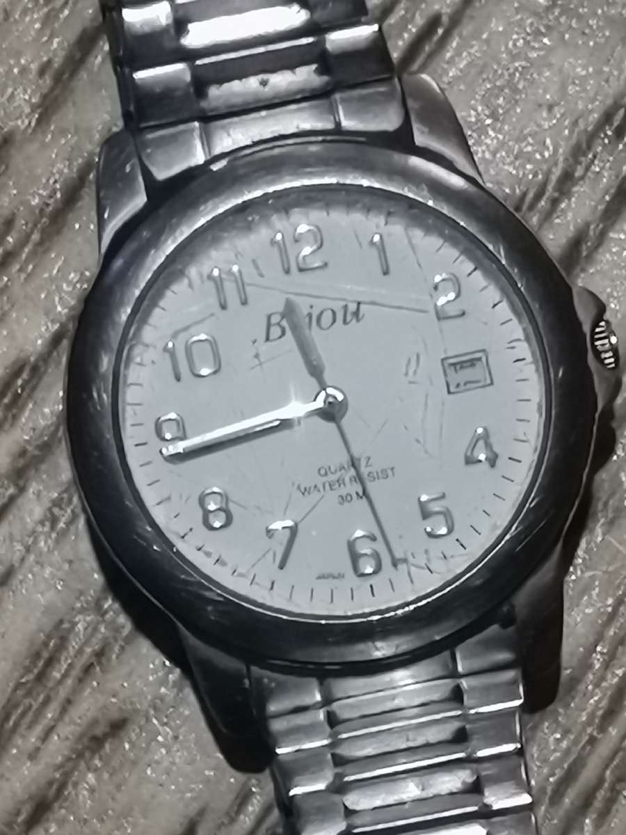 BIJOU MENS QUARTZ WATCH IN EXCELLENT WORKING CONDITION