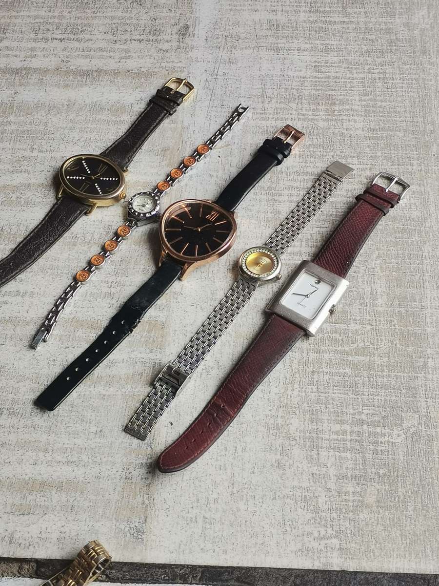 5 x LADIES QUARTZ WATCHES ALL IN GOOD WORKING CONDITION