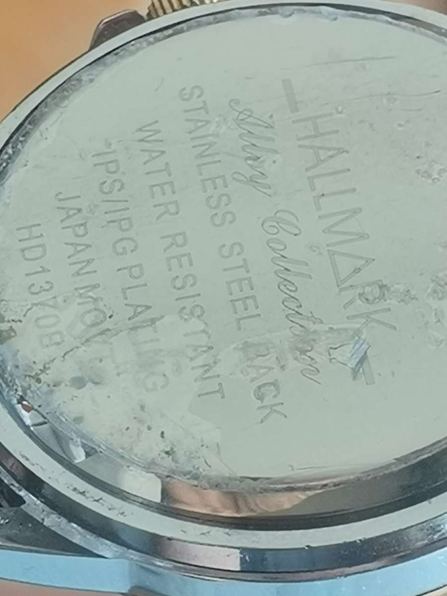 MENS STUNNING HALLMARK 2 TONE WATCH IN EXCELLENT WORKING CONDITION