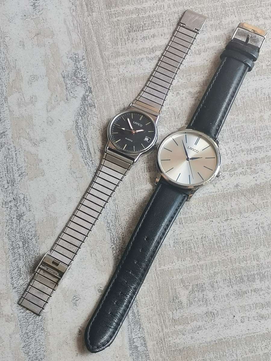 2 x MENS LANCO WATCHES IN EXCELLENT WORKING CONDITION - BIDDING FOR BOTH