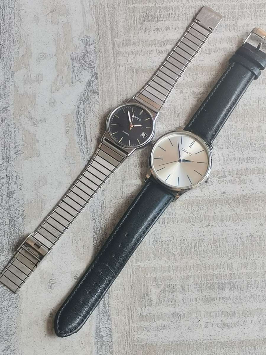2 x MENS LANCO WATCHES IN EXCELLENT WORKING CONDITION - BIDDING FOR BOTH