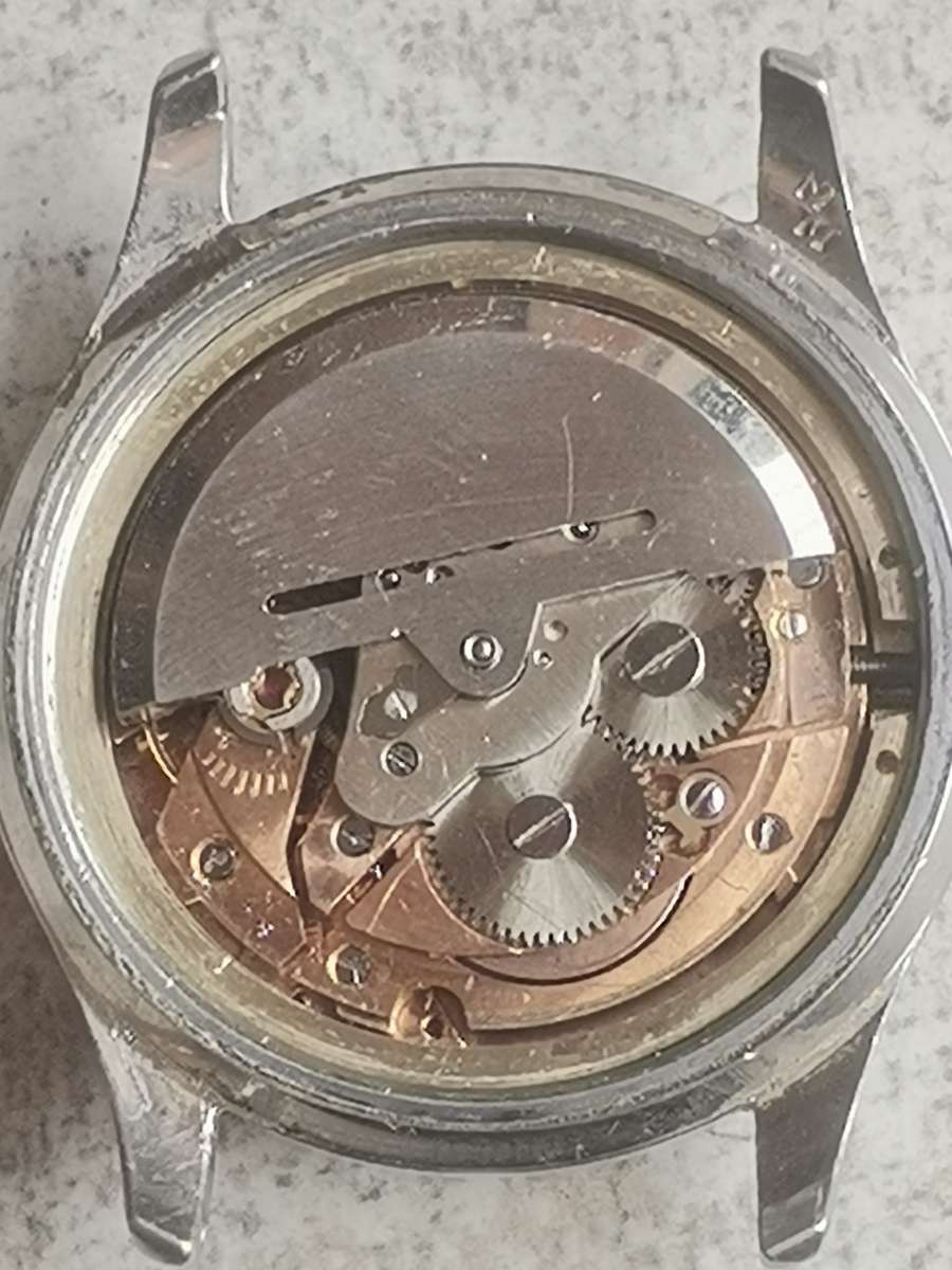 VINTAGE MENS ERNEST BOREL SWISS MADE AUTOMATIC WATCH - NOT WORKING REQUIRES SERVICE OR REPAIR