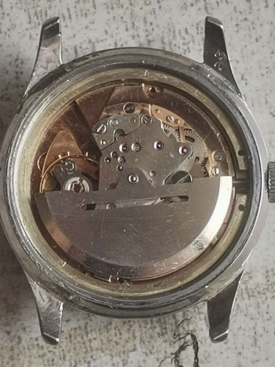 VINTAGE MENS ERNEST BOREL SWISS MADE AUTOMATIC WATCH - NOT WORKING REQUIRES SERVICE OR REPAIR