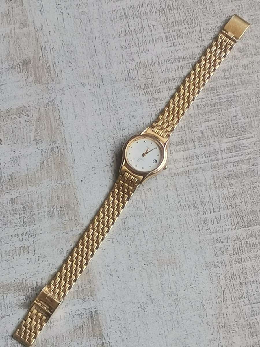 STUNNING ALPINE LADIES GOLD PLATED WATCH IN EXCELLENT WORKING CONDITION