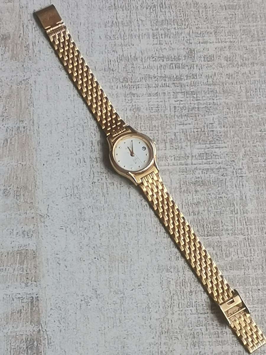 STUNNING ALPINE LADIES GOLD PLATED WATCH IN EXCELLENT WORKING CONDITION