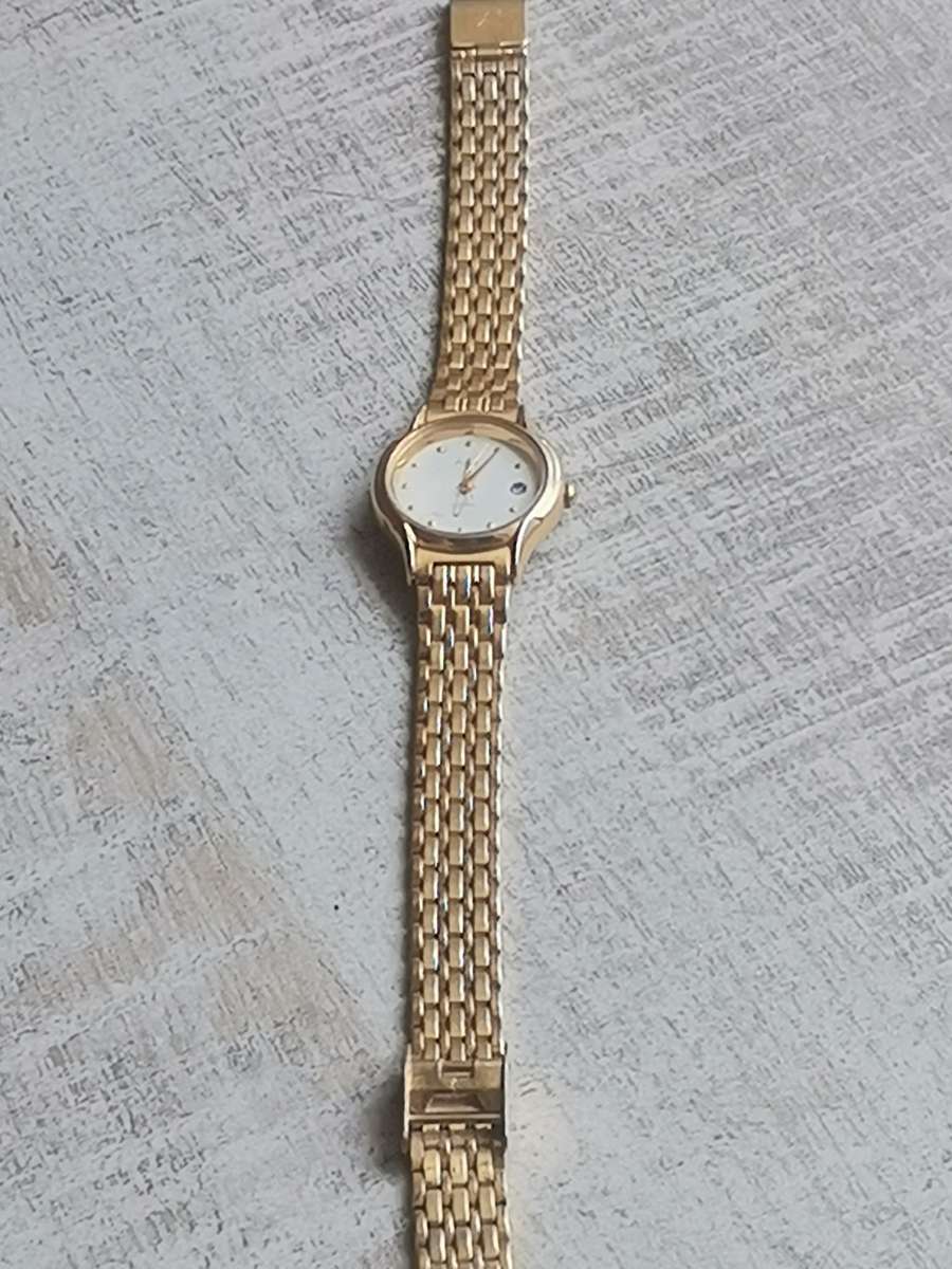 STUNNING ALPINE LADIES GOLD PLATED WATCH IN EXCELLENT WORKING CONDITION