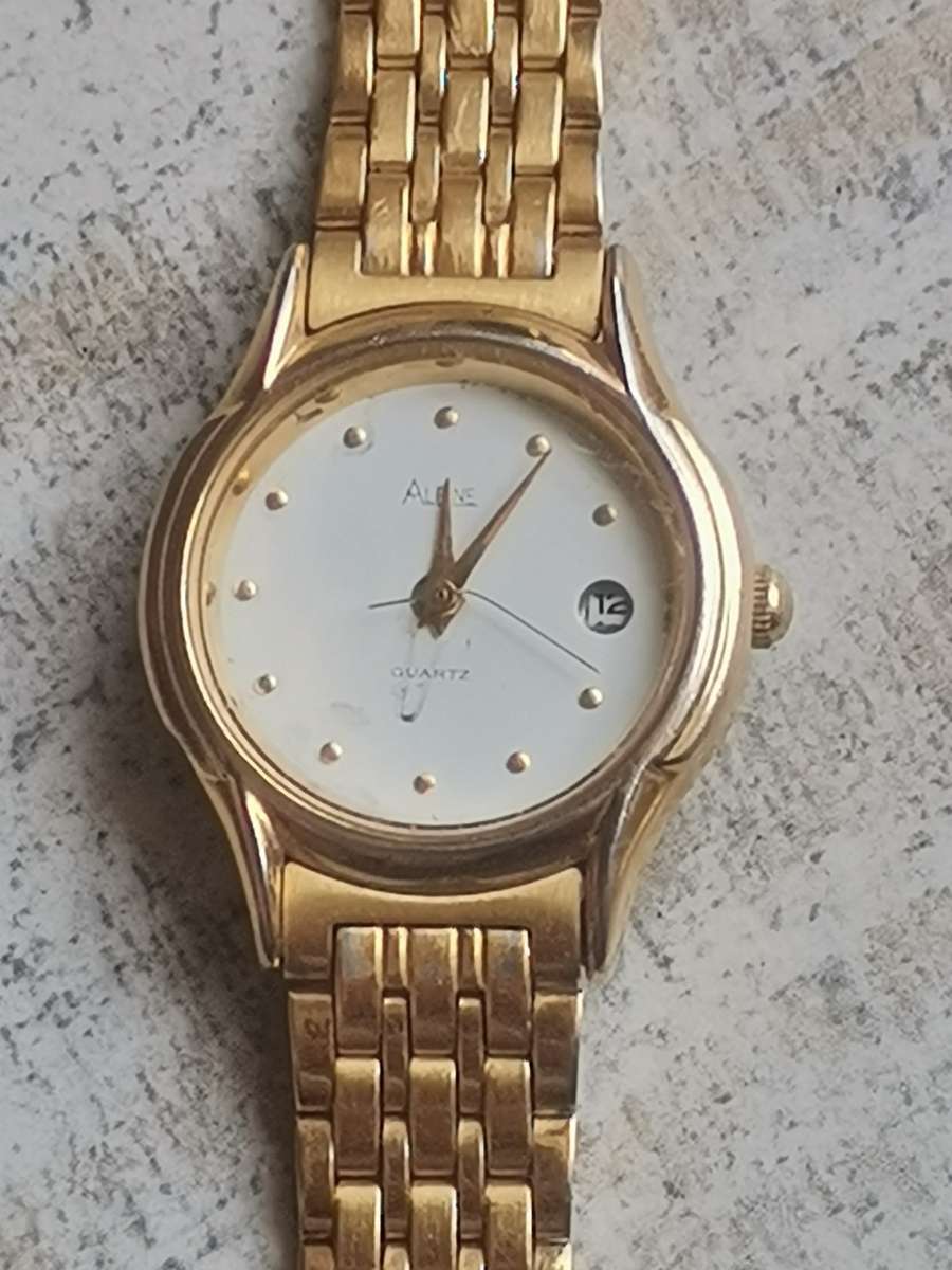STUNNING ALPINE LADIES GOLD PLATED WATCH IN EXCELLENT WORKING CONDITION