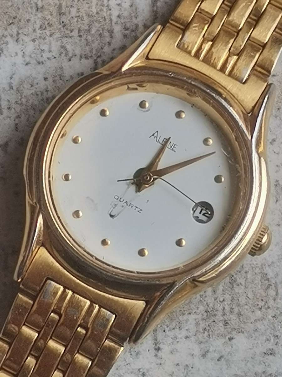 STUNNING ALPINE LADIES GOLD PLATED WATCH IN EXCELLENT WORKING CONDITION
