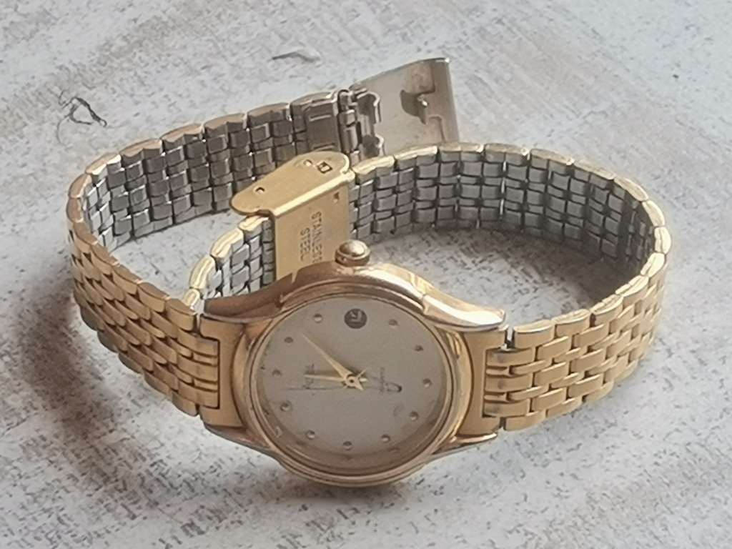 STUNNING ALPINE LADIES GOLD PLATED WATCH IN EXCELLENT WORKING CONDITION