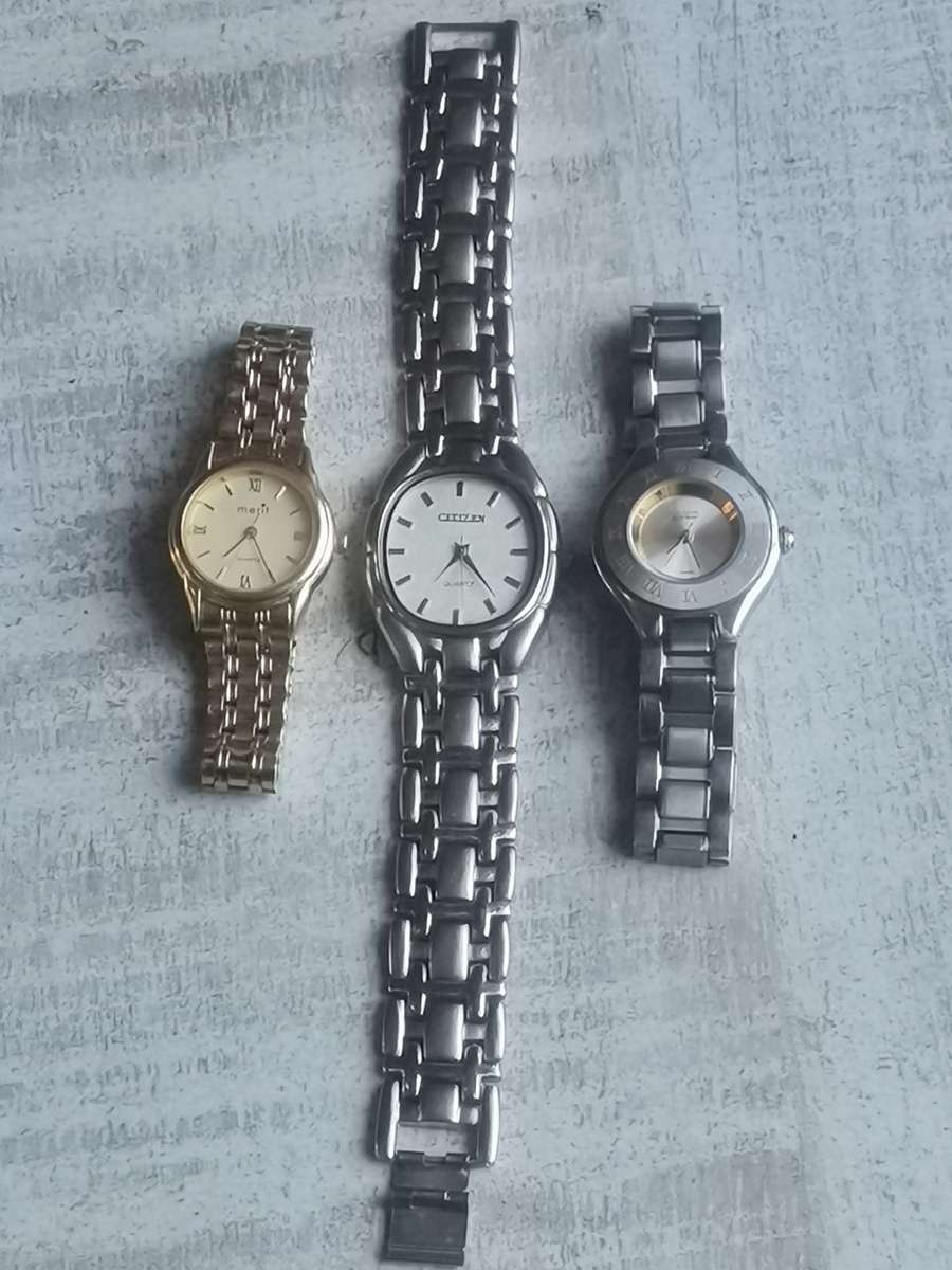 LADIES WATCH COLLECTION ALL IN EXCELLENT WORKING CONDITION - BIDDING FOR ALL 3 WATCHES