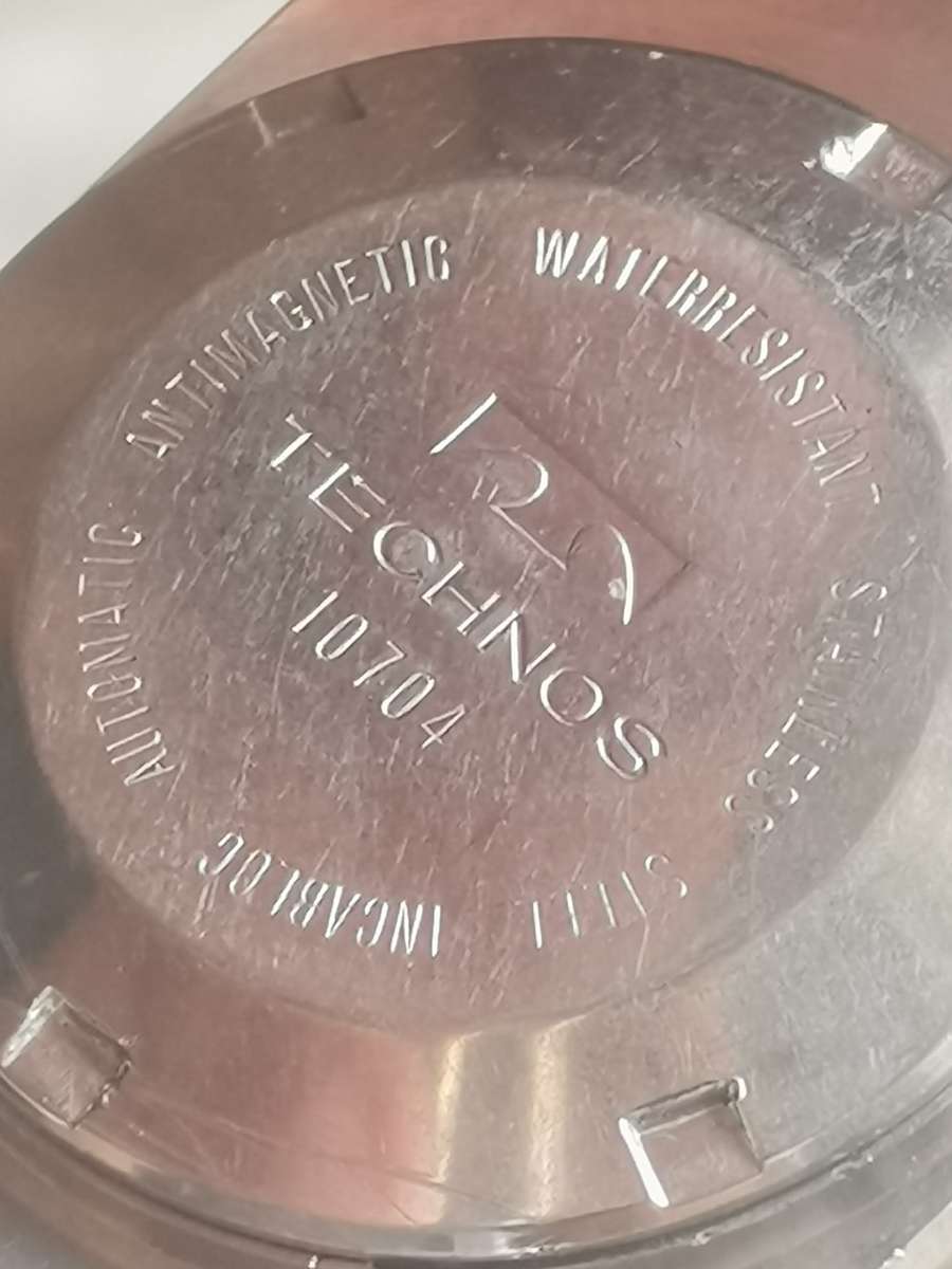 MENS TECHNOS AUTOMATIC WATCH WITH DAY/DATE FUNCTION IN EXCELLENT WORKING CONDITION