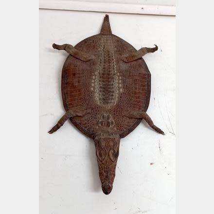 GENUINE PRESERVED CROCODILE BAG