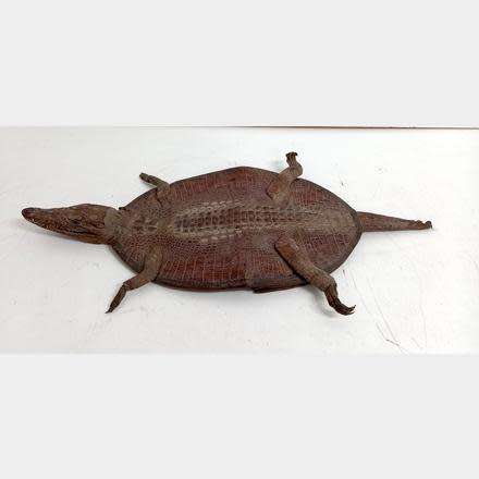 GENUINE PRESERVED CROCODILE BAG