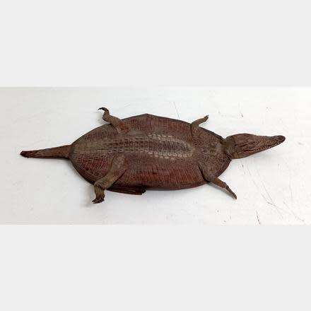 GENUINE PRESERVED CROCODILE BAG