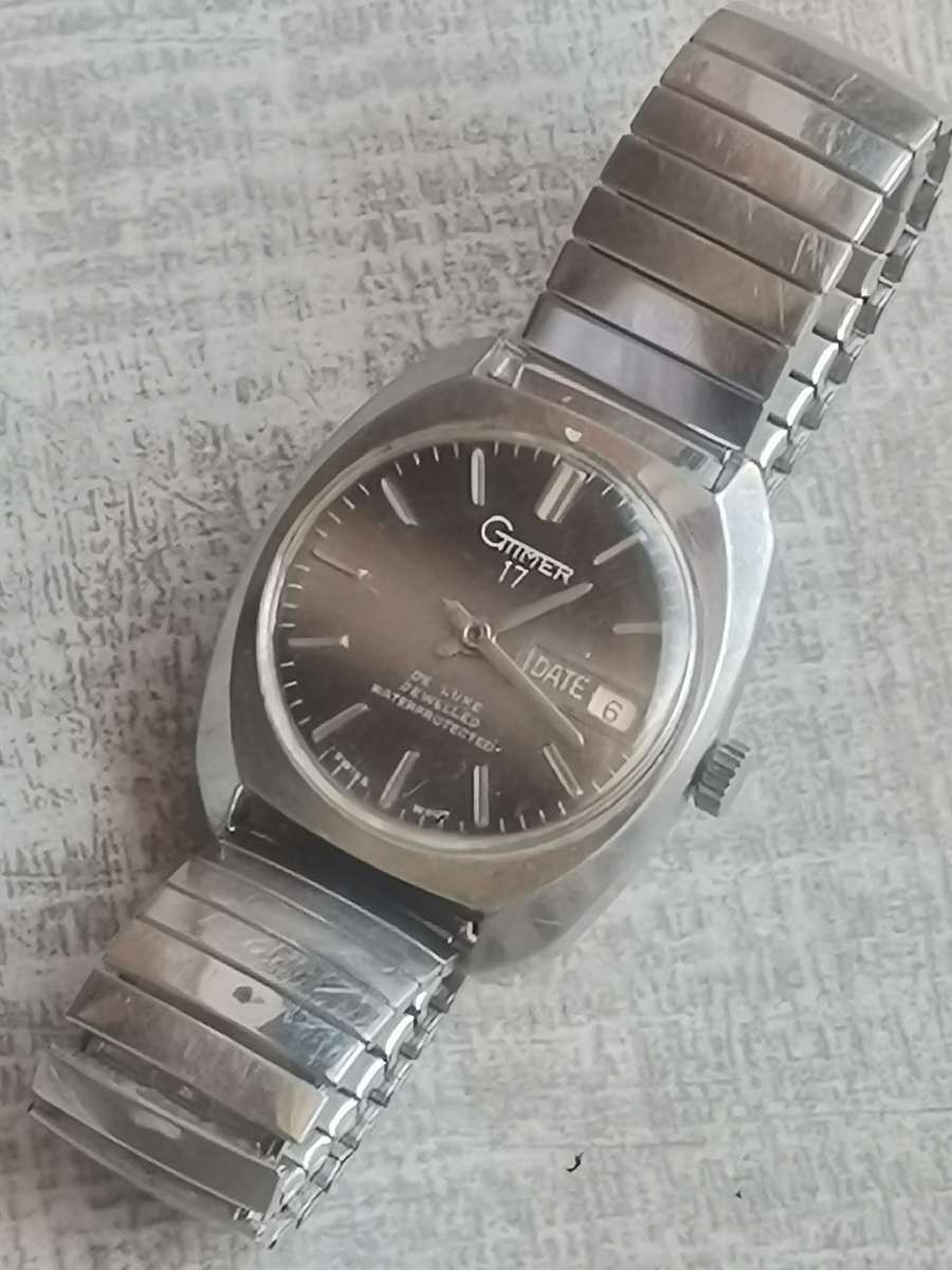 VINTAGE GTIMER DELUXE MENS SWISS MADE WATCH IN EXCELLENT WORKING CONDITION