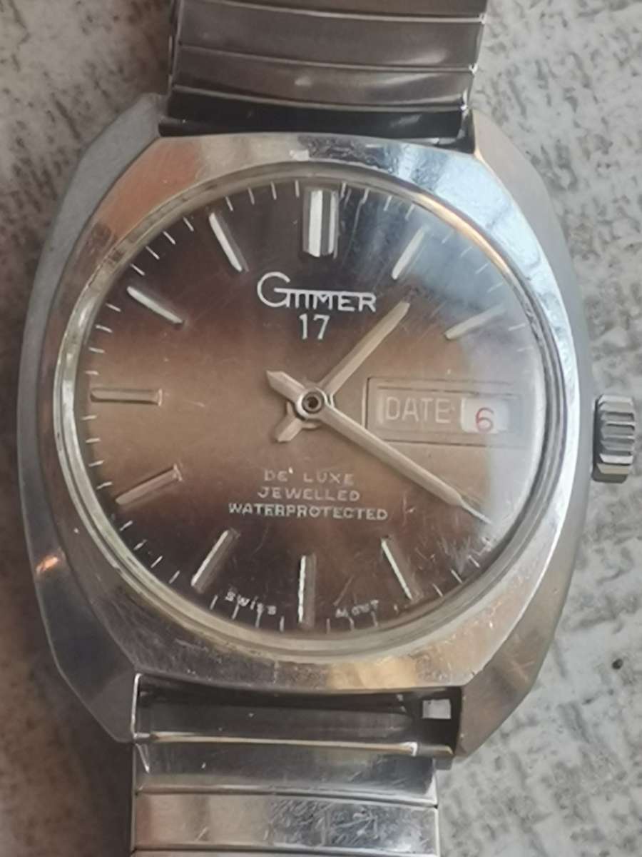 VINTAGE GTIMER DELUXE MENS SWISS MADE WATCH IN EXCELLENT WORKING CONDITION