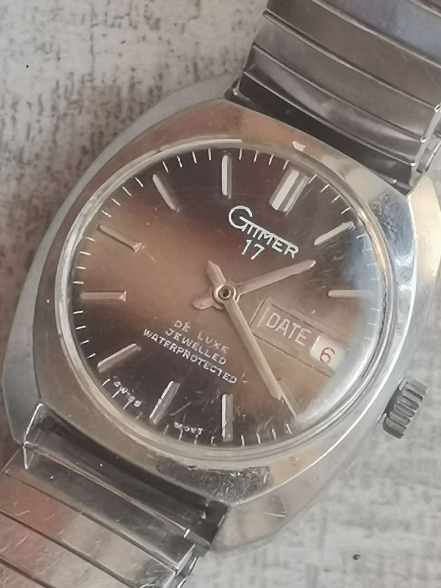 VINTAGE GTIMER DELUXE MENS SWISS MADE WATCH IN EXCELLENT WORKING CONDITION