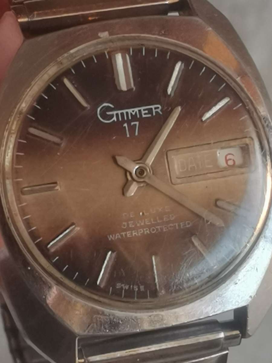 VINTAGE GTIMER DELUXE MENS SWISS MADE WATCH IN EXCELLENT WORKING CONDITION