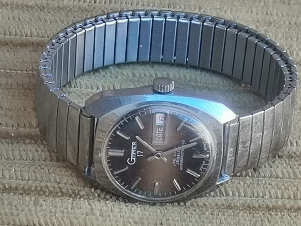 VINTAGE GTIMER DELUXE MENS SWISS MADE WATCH IN EXCELLENT WORKING CONDITION