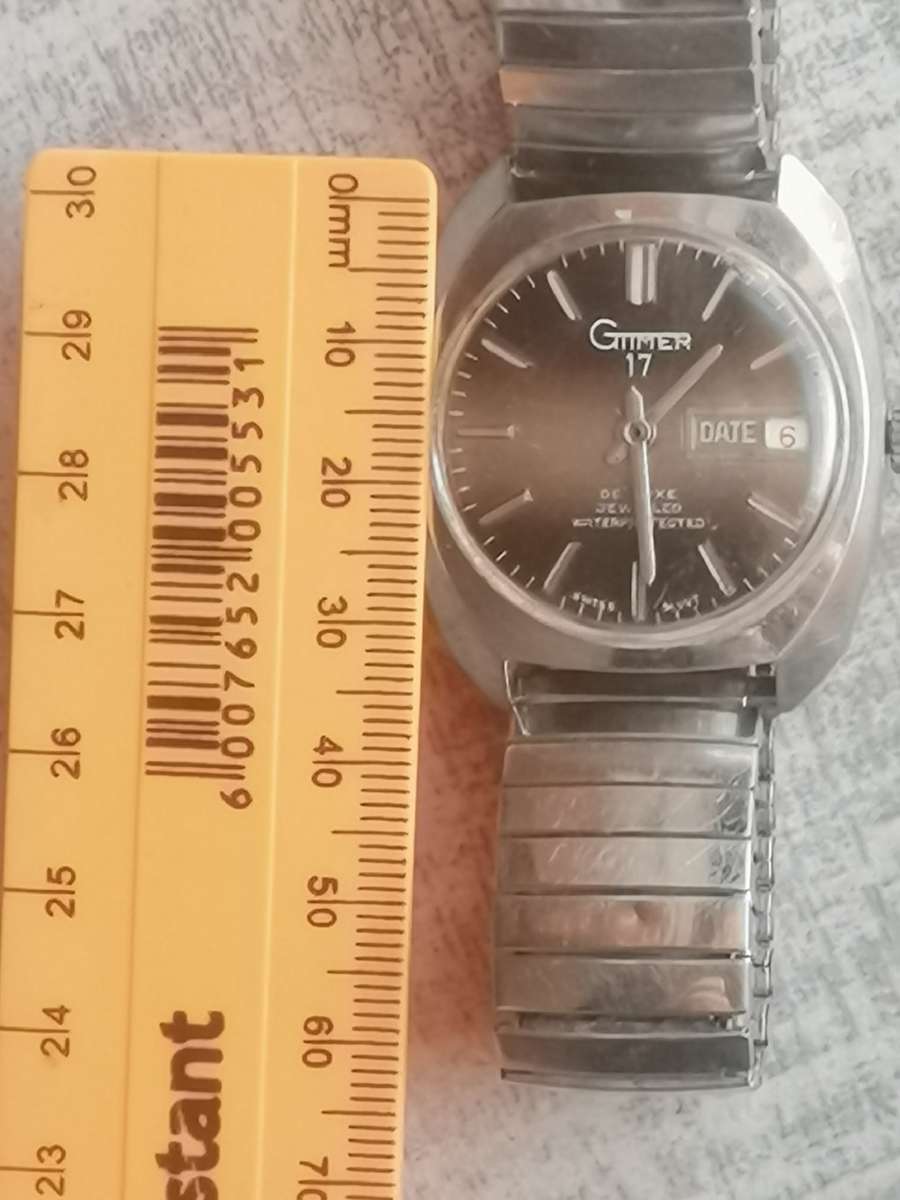 VINTAGE GTIMER DELUXE MENS SWISS MADE WATCH IN EXCELLENT WORKING CONDITION