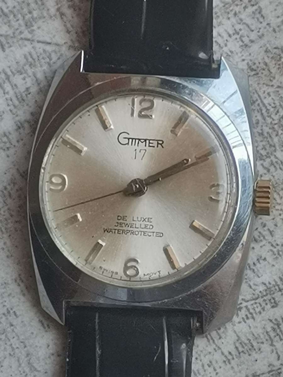 VINTAGE GTIMER DELUXE MENS SWISS MADE WATCH IN EXCELLENT WORKING CONDITION