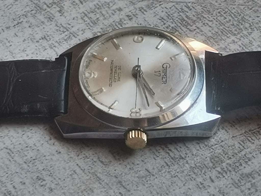 VINTAGE GTIMER DELUXE MENS SWISS MADE WATCH IN EXCELLENT WORKING CONDITION