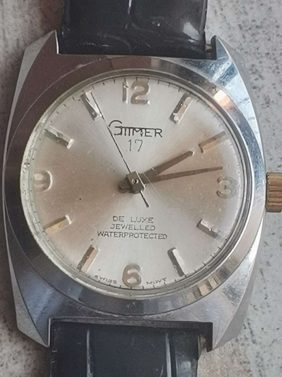 VINTAGE GTIMER DELUXE MENS SWISS MADE WATCH IN EXCELLENT WORKING CONDITION