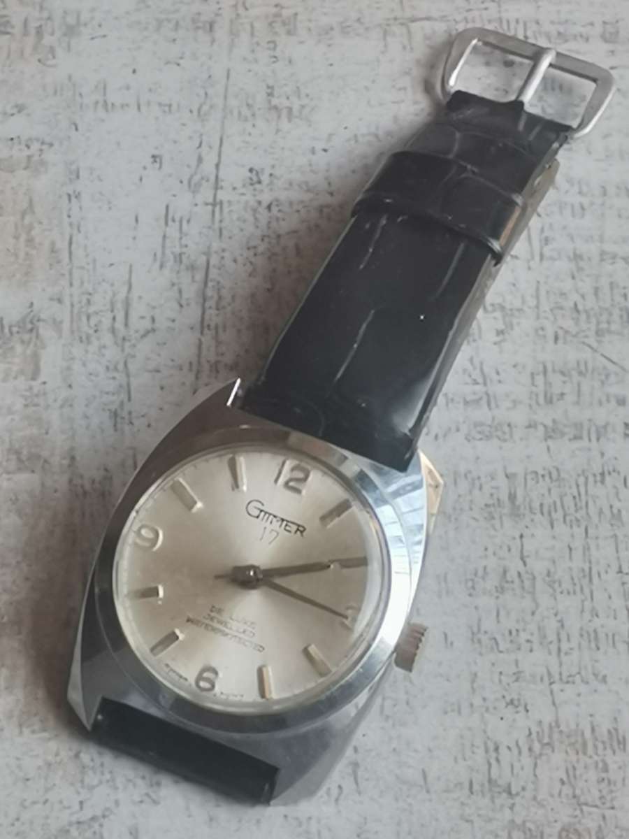 VINTAGE GTIMER DELUXE MENS SWISS MADE WATCH IN EXCELLENT WORKING CONDITION